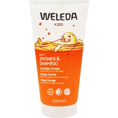 Weleda Kids 2 in 1 Shampoo & Body Wash Fuity Orange 150 ml