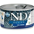 Konzervy pre psov N&D Dog Ocean Puppy Codfish & Pumpkin 140 g