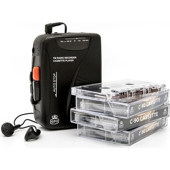 GPO Cassette Walkman černý