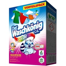 Waschkönig Color prací prášok na farebné prádlo 2,88 kg 48 PD