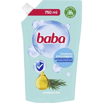 Baba Бебешки антибактериален течен сапун с пълнител Eucalyptus 750ml (64956729)