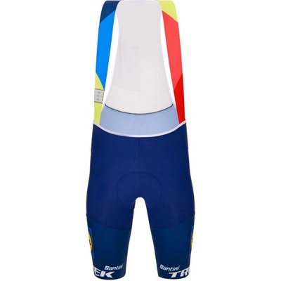 Santini krátké s laclem Lidl Trek 2024 Team Original červená/modrá