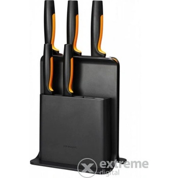 Fiskars Bambusový blok s pěti noži černý 1057554