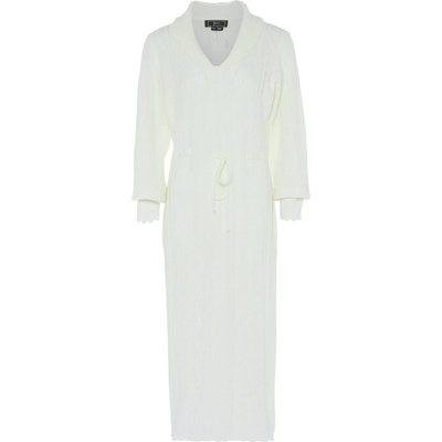 faina Плетена рокля бяло, размер M-L