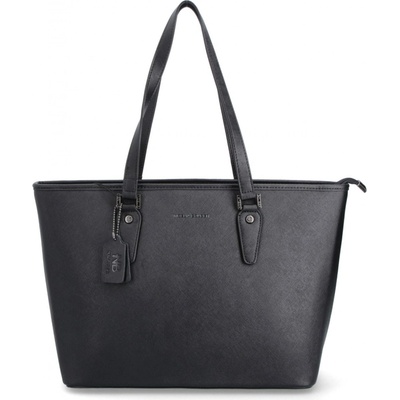 Noelia Bolger dámska kožená shopper kabelka 0030 čierna