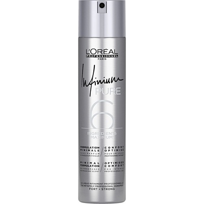 L'Oréal Infinium Pure hypoalergénny lak na vlasy s extra silnou fixáciou bez parfumácie 500 ml