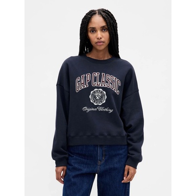 GAP Oversize mikina VintageSoft Tmavě modrá