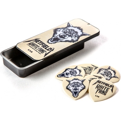 Dunlop White Fang Pick Tin 1.14