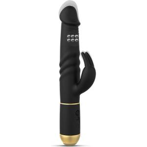 Dorcel Furious Rabbit 2.0 Thrusting and Rotating Vibrator Black