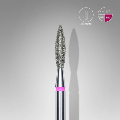 Staleks Diamantová fréza Flame červená 2,3 mm/10 mm FA10R023/10