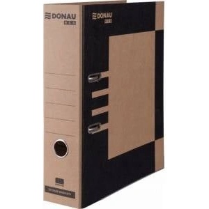 DONAU Binder A4/80mm brown-black