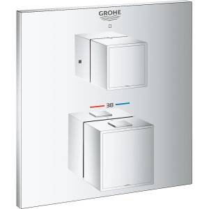 GROHE Термостатен смесител, 24153000, с 1 изход и спирателен клапан (24153000)