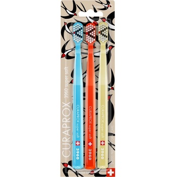 Curaprox CS 3960 Supersoft Lastovičky 3 ks
