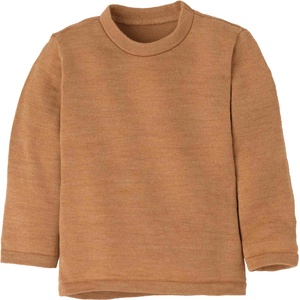 disana Детски вълнен пуловер disana Kid's Strick-Pullover Wool jumper - Karamell - размер 134/140 (EU) (704-5489-0515)