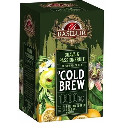 Basilur Cold Brew Guava Passionfruit ovocný čaj 20 vrecúšok