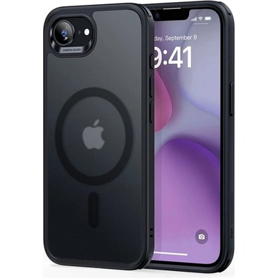 ESR iPhone 16e ESR CLASSIC HYBRID Силиконов удароустойчив протектор за телефон, MagSafe, ЧЕРЕН GP-168150 (GP-168150)