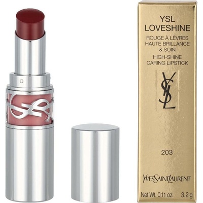 Yves Saint Laurent Loveshine Lipstick hydratačný lesklý rúž 203 Blushed Mallow 3,2 g