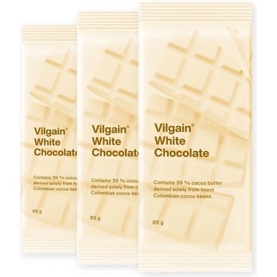 Vilgain Tabulková 39% bílá 3 x 85 g