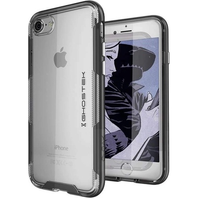 Ghostek Cloak 3 Case - хибриден удароустойчив кейс за iPhone 8, iPhone 7 (прозрачен-черен)