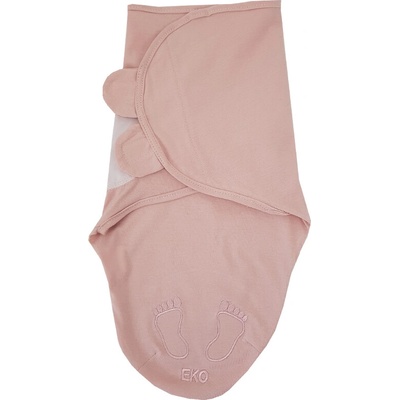 Eko zavinovačka bavlnená Ulitka Powder pink