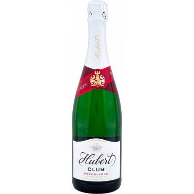 Hubert Club Biele Polosladké 11% 0,75 l (čistá fľaša)