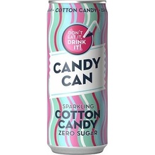 Candy Can Cotton Candy sycená limonáda bez cukru s příchutí cukrové vaty 330 ml