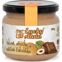 Lucky Alvin Lieskové orechy + mliečna čokoláda 330 g