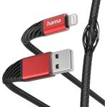 Hama Кабел за данни HAMA Extreme USB 2.0/Lightning 1, 5 м черно-червен 00201538 (00201538)