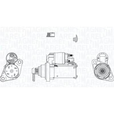 MAGNETI MARELLI Startér MAG 063721324010
