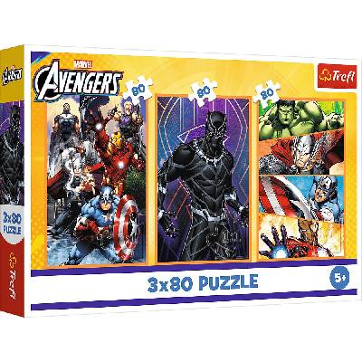 Trefl Avengers 3v1 3x80 dielov