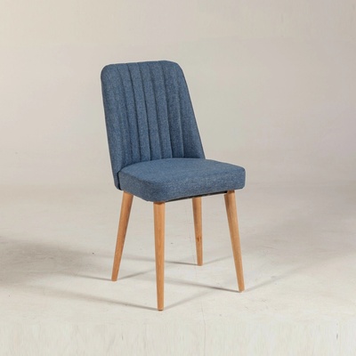 Jedálenská stolička Vina Dark Blue and Atlantic Pine