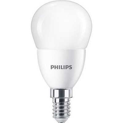 Philips LED žiarovka , E14, malá guľa, P48, 7W, 806lm, 2700K, "CorePro"
