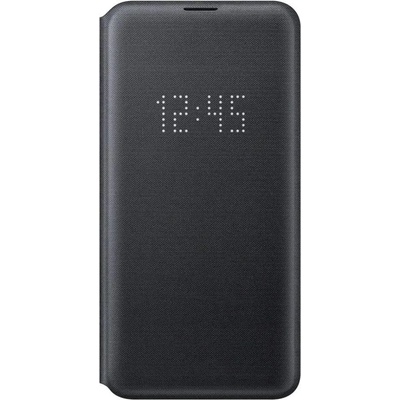 Samsung LED View Cover EF-NG970PB - оригинален калъф през който виждате информация от дисплея за Samsung Galaxy S10E (черен)