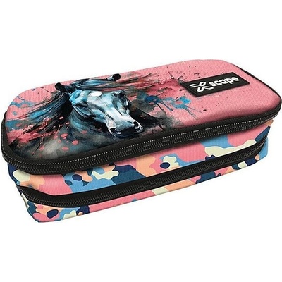 Graffiti Овален ученически несесер Graffiti Xscape - Horse (259345)