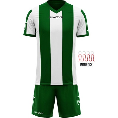 Givova komplet CATALANO MC VERDE/BIANCO