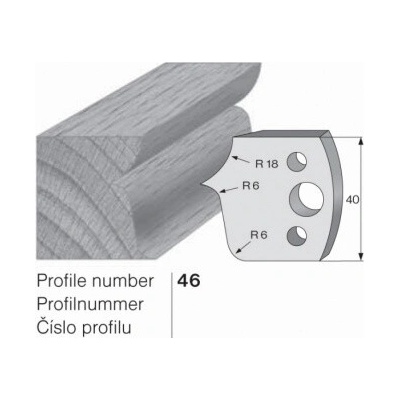IGM profil 046 - pár omezovačů 40x4mm SP