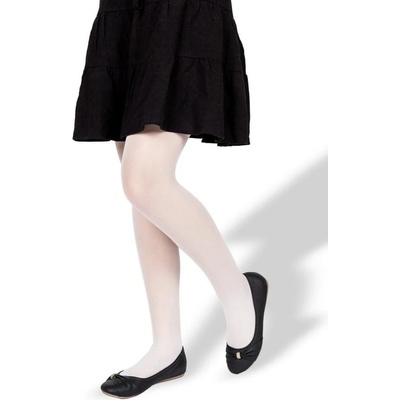 dívčí punčocháče Little Lady B 40 den bílá