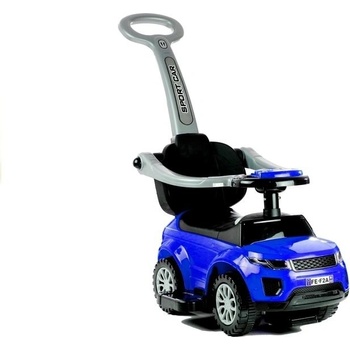 Majlo Toys Range Rover s vodící tyčí 3v1 modré