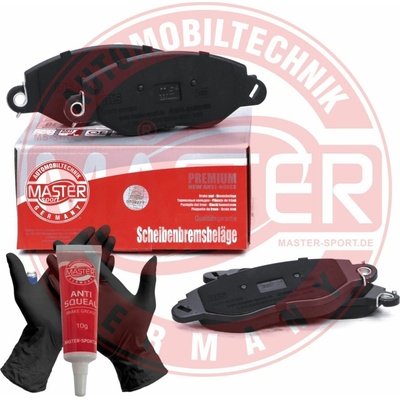 Sada brzdových platničiek kotúčovej brzdy MASTER-SPORT GERMANY Premium 13046039922N-SET-MS