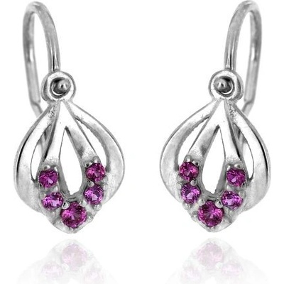 Zlatnictví U Kostela dětské zlaté náušnice lístečky 807TRB