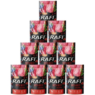 Rafi Adult s hovězím masem borůvkami a brusinkami 10 x 500 g