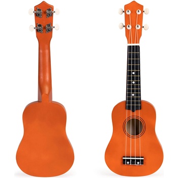 ECOTOYS Детска дървена китара ecotoys, 4 струни, Кафяв (mf019e brown)