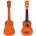 ECOTOYS Детска дървена китара ecotoys, 4 струни, Кафяв (mf019e brown)