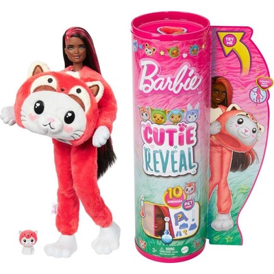 Mattel Barbie Color Reveal Lalka Kotek Panda HRK23