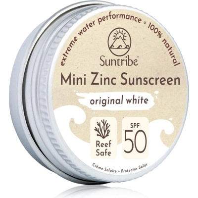 Suntribe Mini Zinc Sunscreen минерален защитен крем за лице и тяло SPF 50 Original White 15 гр