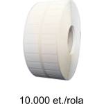 ZINTA Самозалепващи се pe етикетни ролки, 20х10мм, 10 000 ет. /ролка (20x10x10000-pe)