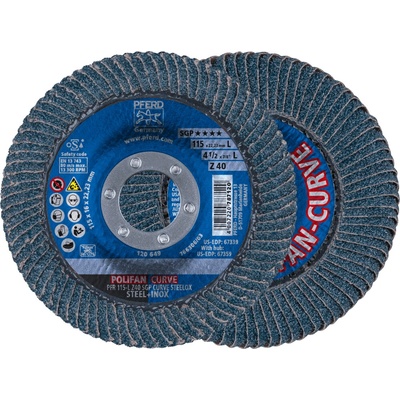 Pferd Brúsny lamelový kotúč 115 x 22,2 mm 40 4007220821695