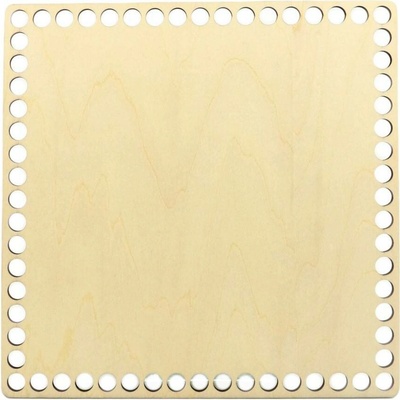 Pro Háčkování Dno na košík čtverec 20x20 cm bříza