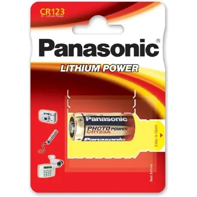 Panasonic БАТЕРИЯ cr123a/1bp panasonic (panasonic 30010225)