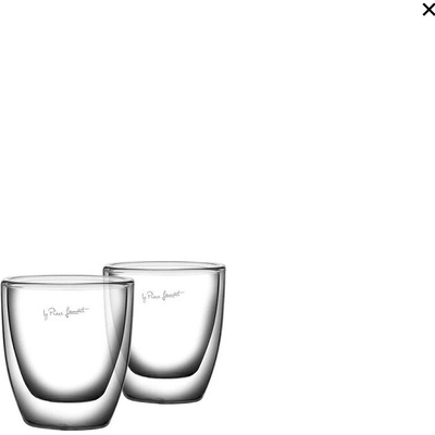 LAMART Sklenený termo pohár VASO ESPRESSO 2 x 80 ml